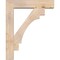 Ekena Millwork Merced Block Smooth Bracket w/ Offset Brace, Douglas Fir, 7 1/2"W x 34"D x 42"H BKT0806X34X42MRC05SDF - alternate 4